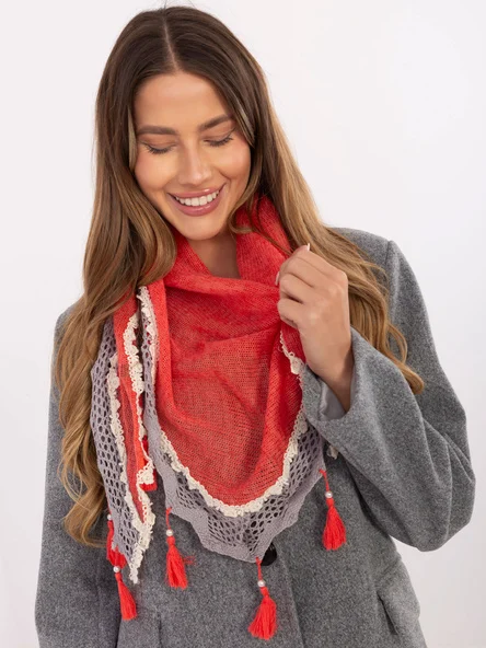Bandana Dama Dantela, Viscoza, Fashion Hunters, Coral