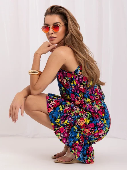 Rochie Dama Deasupra genunchiului, Lejera, Sublevel, Multicolor de Vara
