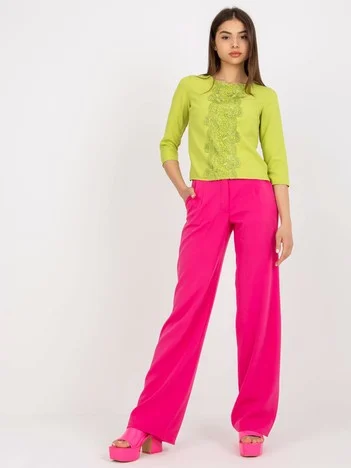 Bluza Dama Mini, Dantela, LAKERTA, Lime Eleganta Office