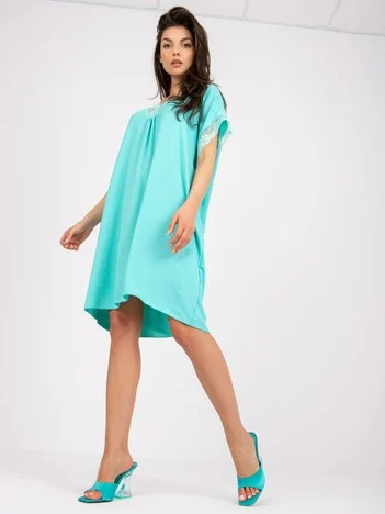 Rochie Dama Mini, Dantela, ITALY MODA, Menta