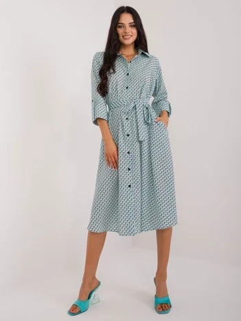 Rochie Dama Midi, Lejera, LAKERTA, Menta Eleganta Office