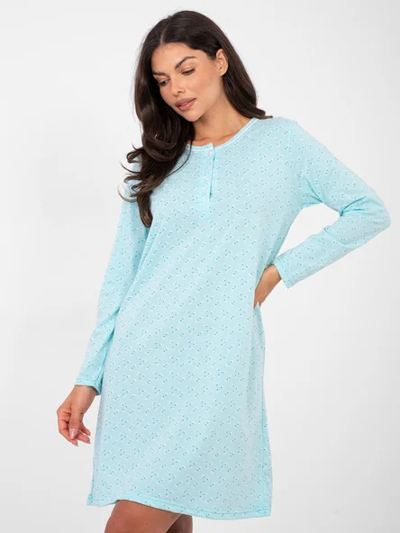 Camasa de Noapte Dama Maxi, Rochie dreapta, Forever Pink, Menta Marimi Mari