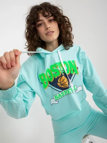 Compleu Dama Maneca lunga, Sport, ex moda, Menta Casual