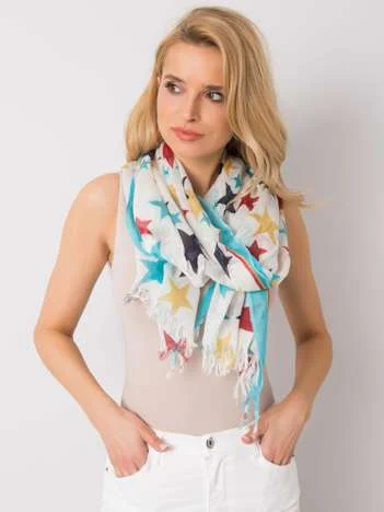 Bandana Dama Imprimat, Viscoza, Fashion Hunters, Albastru