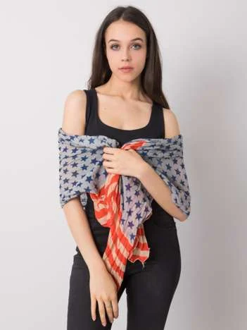 Bandana Dama Imprimat, Bumbac, Fashion Hunters, Albastru