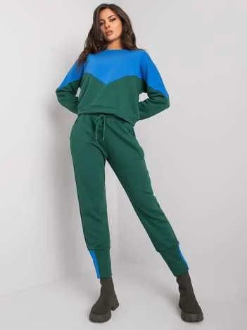 Compleu Dama Maneca lunga, Maneca lunga, RUE PARIS, Verde