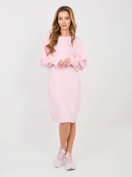 Rochie Dama Maxi, Rochie dreapta, RUE PARIS, Roz Eleganta Office