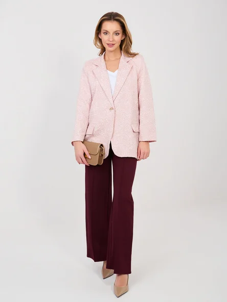 Sacou Dama Maneca lunga, Floral, RUE PARIS, Roz de Vara