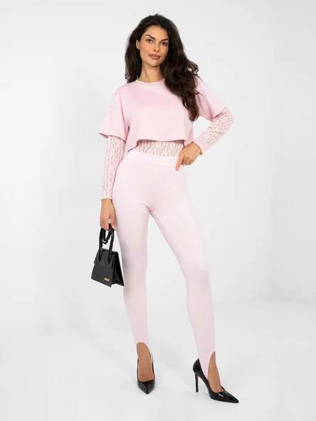 Pantaloni Dama Lunga, Conica, RUE PARIS, Roz Casual