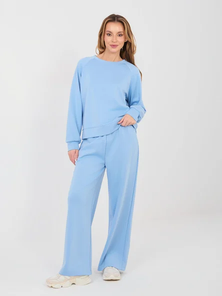 Compleu Dama Lunga, Larga, Maya, Albastru Casual