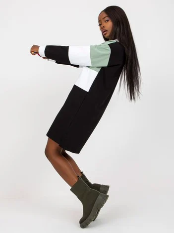 Rochie Dama Maxi, Rochie dreapta, RUE PARIS, Verde Eleganta Office