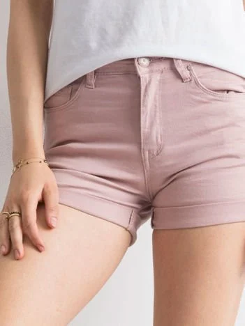 Pantaloni Scurti Dama Dreapta, Bumbac, Redseventy, Roz Casual