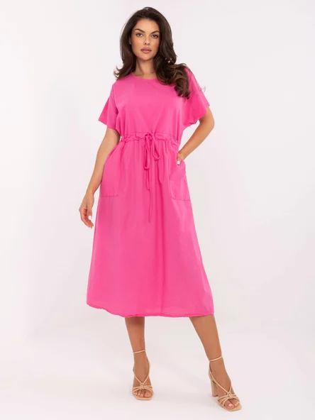 Rochie Dama Midi, Lejera, Och Bella, Roz de Vara