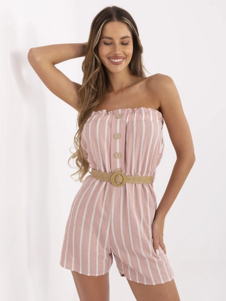 Salopeta Dama Dungi, Poliester, RUE PARIS, Roz Casual