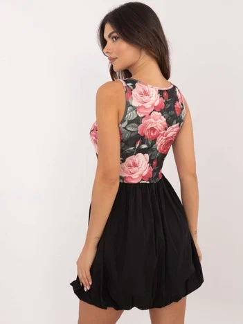 Rochie Dama Mini, Floral, ITALY MODA, Roz