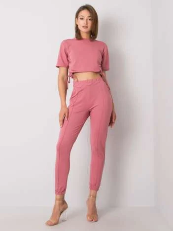 Compleu Dama Mini, Decolteu rotund, RUE PARIS, Roz