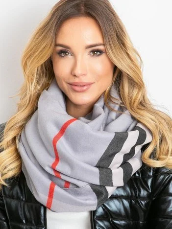 Bandana Dama Carouri, Poliester, Wool Fashion Italia, Gri