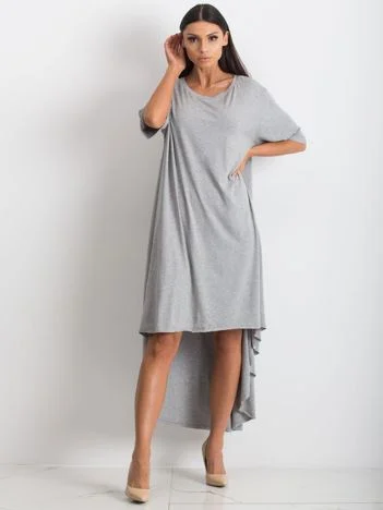 Rochie Dama Midi, Oversize, RUE PARIS, Gri de Vara