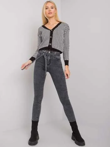 Pantaloni Dama Lunga, Conica, Only One Day Jack Berry, Gri