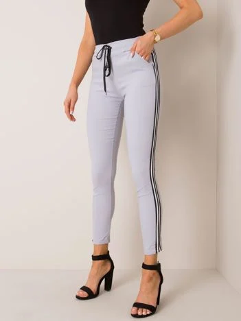 Pantaloni Dama Lunga, Conica, Och Bella, Gri Casual