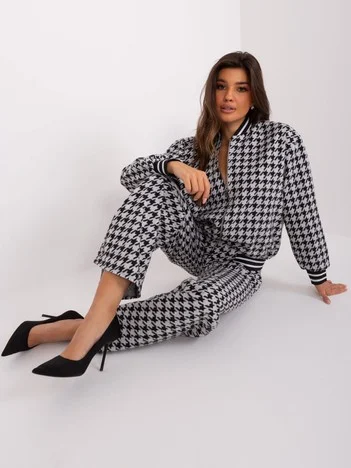 Compleu Dama Maneca lunga, Larga, LAKERTA, Negru Eleganta Office