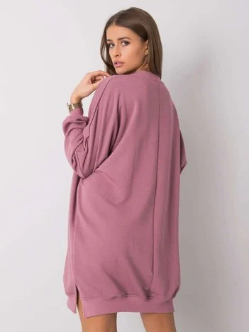 Rochie Dama Midi, Decolteu rotund, RELEVANCE, Roz Casual