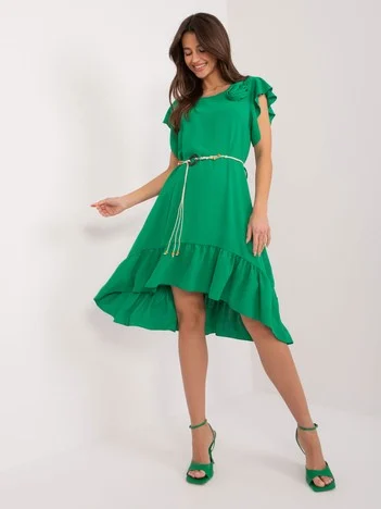 Rochie Dama Mini, Floral, ITALY MODA, Verde de Vara