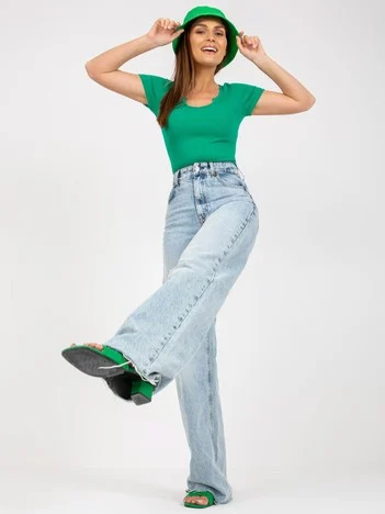 Bluza Dama Mini, Dungi, Och Bella, Verde Eleganta Office Marimi Mari