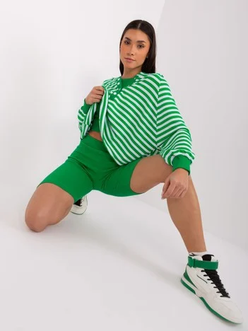 Compleu Dama Dungi, Sport, My Red Lips, Verde Casual