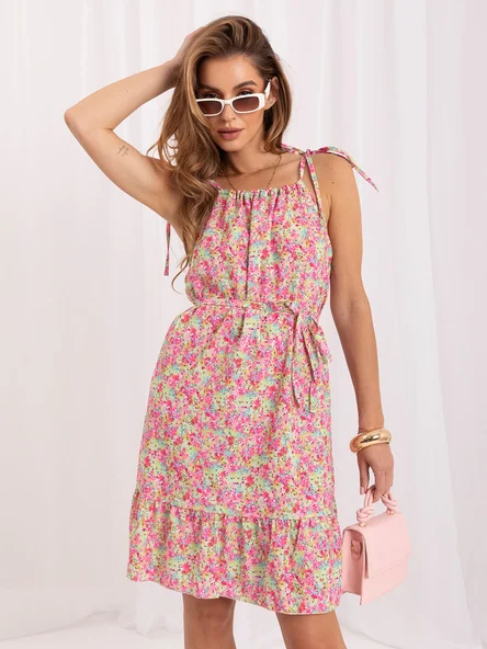 Rochie Dama Mini, Imprimat, RUE PARIS, Multicolor Eleganta Office