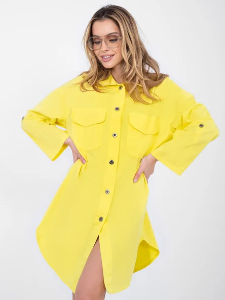 Rochie Dama Maxi, Oversize, RUE PARIS, Galben
