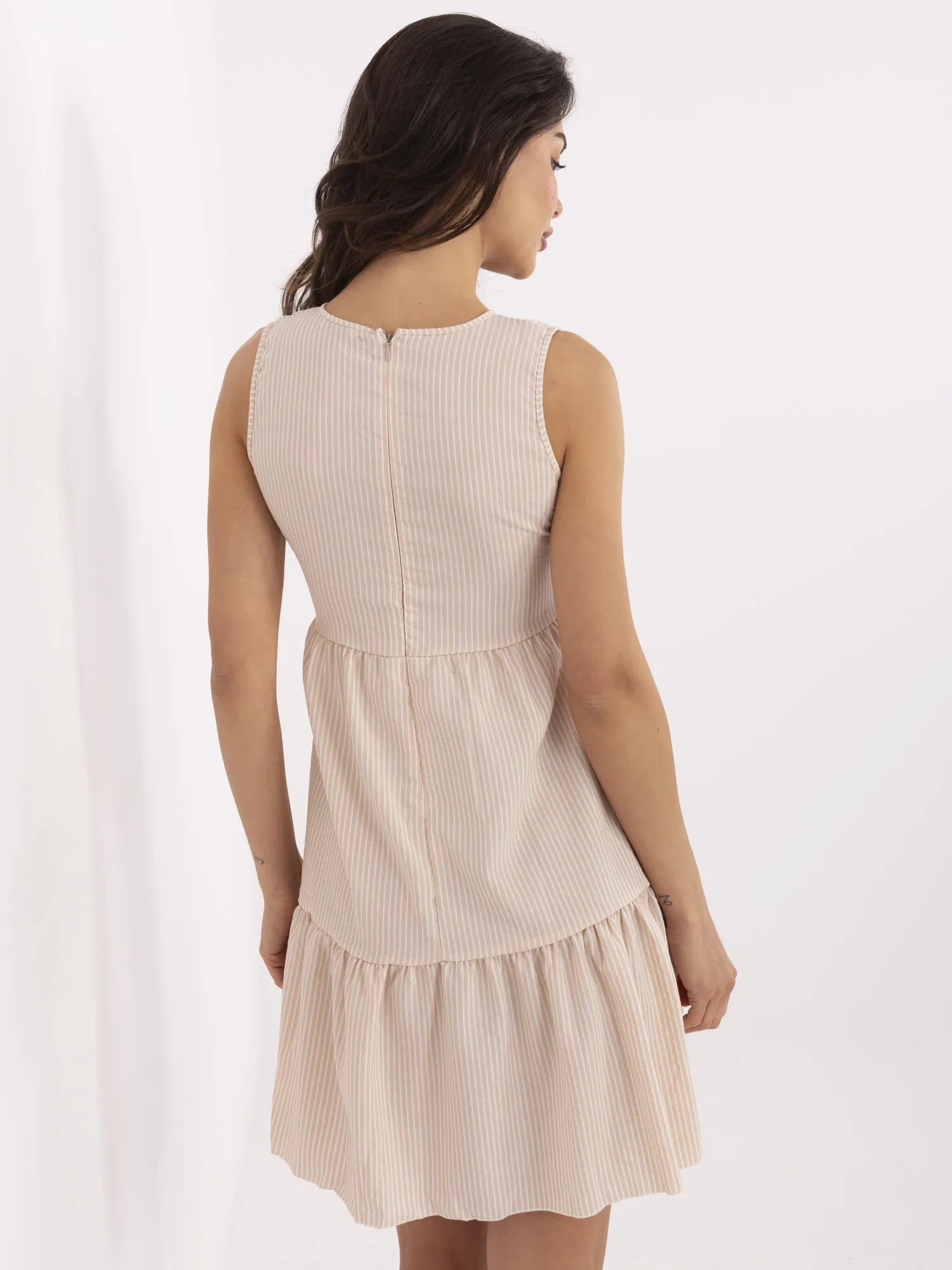 Rochie Dama Mini, Dungi, RUE PARIS, Bej de Ocazie Nunta - Image 5