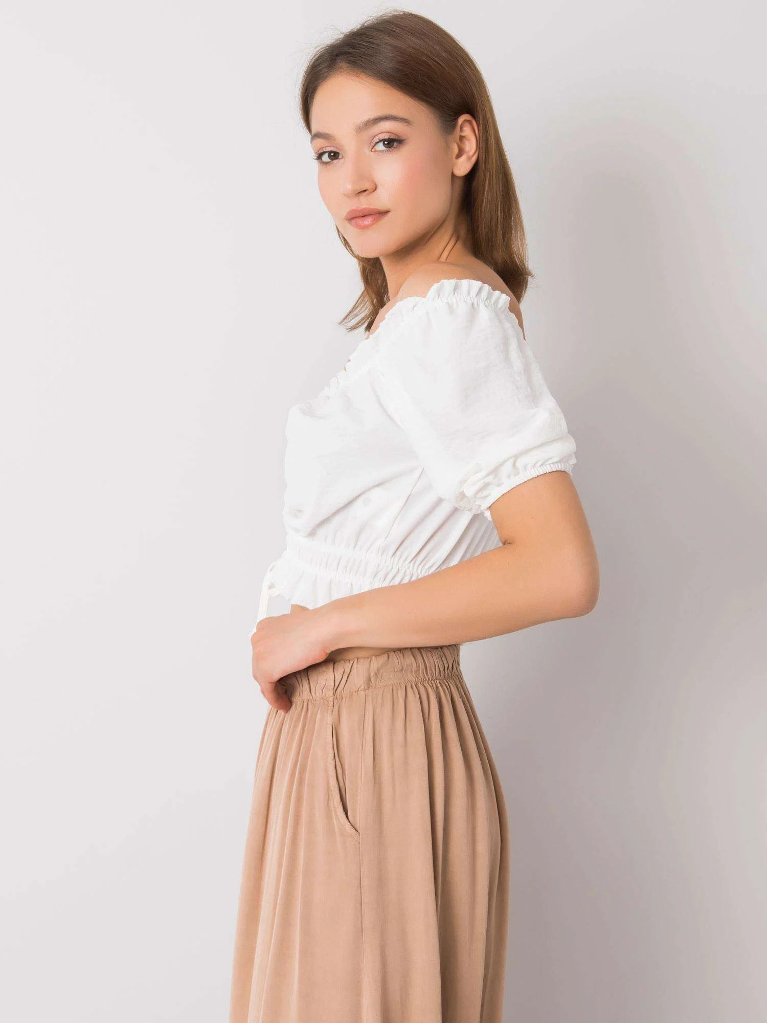 Bluza Dama Mini, Boho, RUE PARIS, Alb Casual - imagine 3