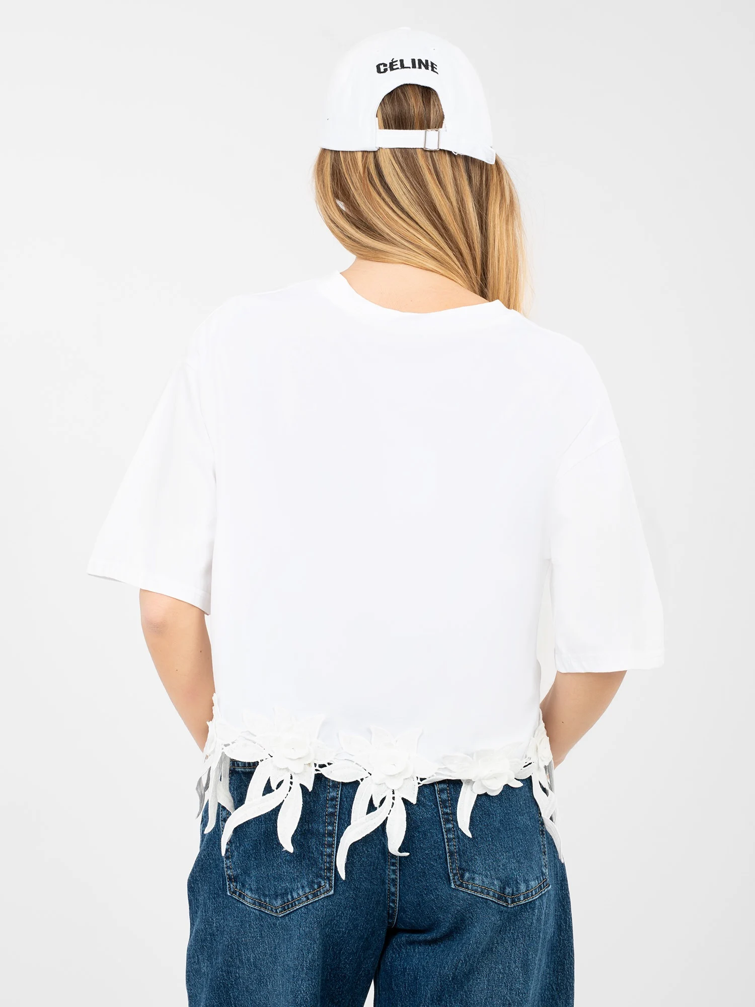 Bluza Dama Mini, Dantela, NEW PUNTO, Alb Casual - imagine 5