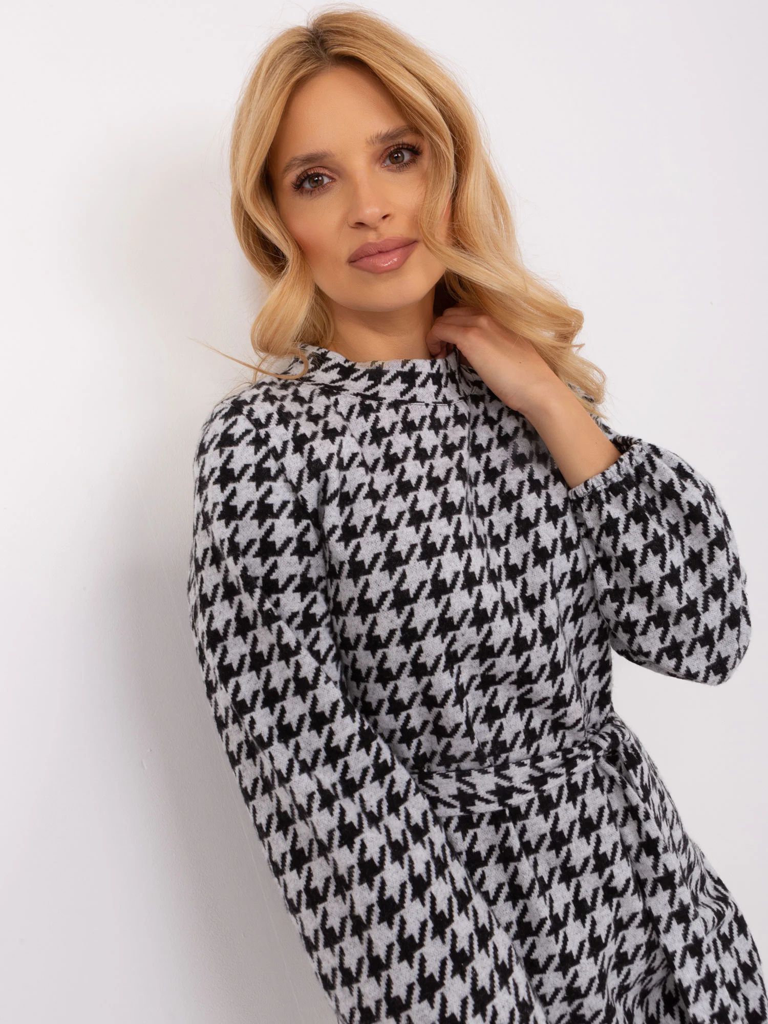 Rochie Dama Midi, Elegant, LAKERTA, Negru Eleganta Office - Image 3