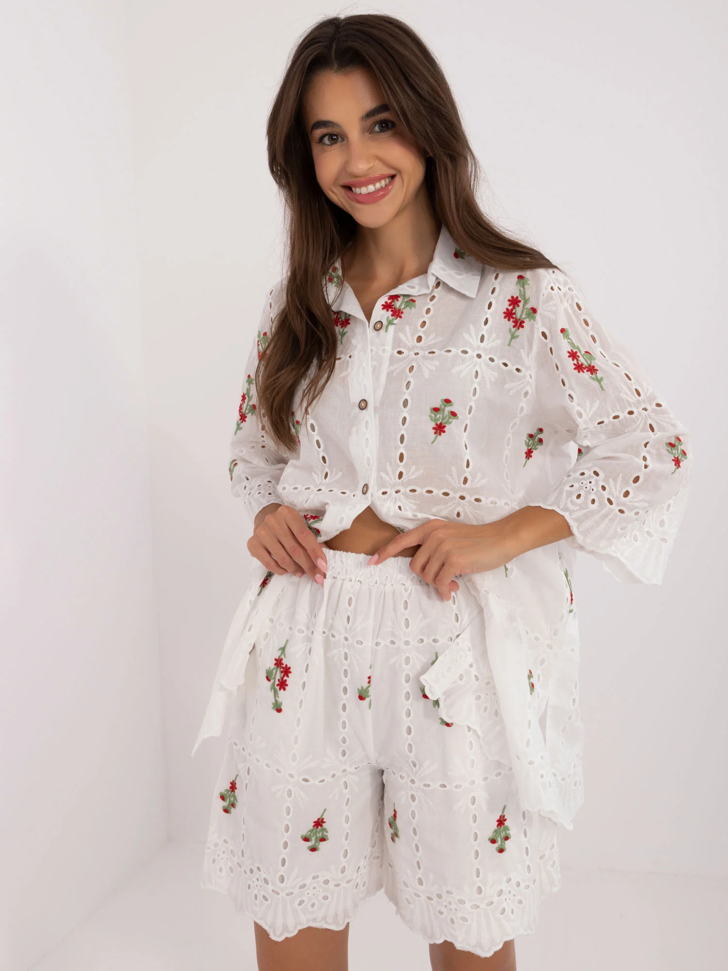 Compleu Dama Mini, Larga, LAKERTA, Rosu Casual - imagine 4