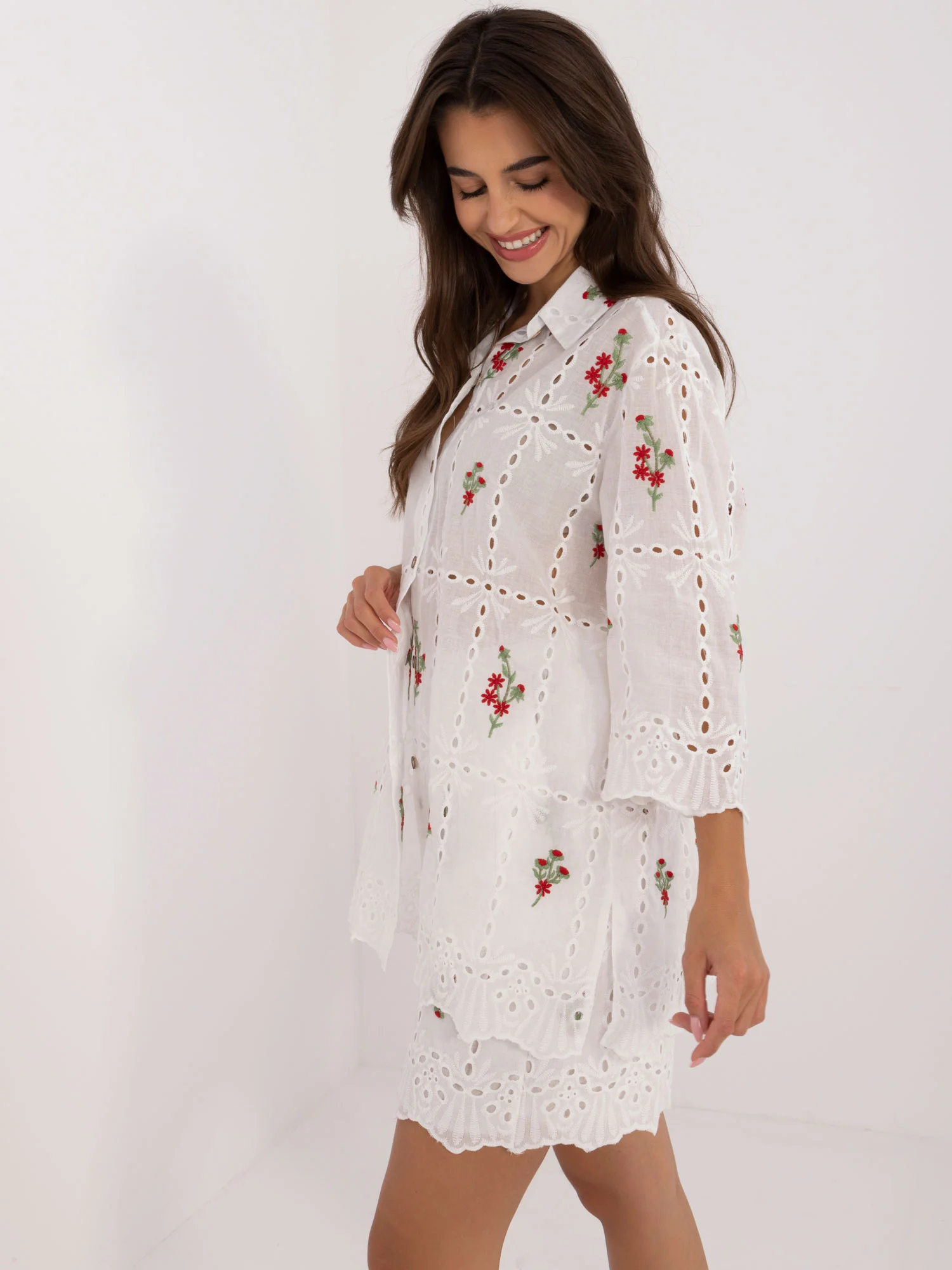 Compleu Dama Mini, Larga, LAKERTA, Rosu Casual - imagine 6
