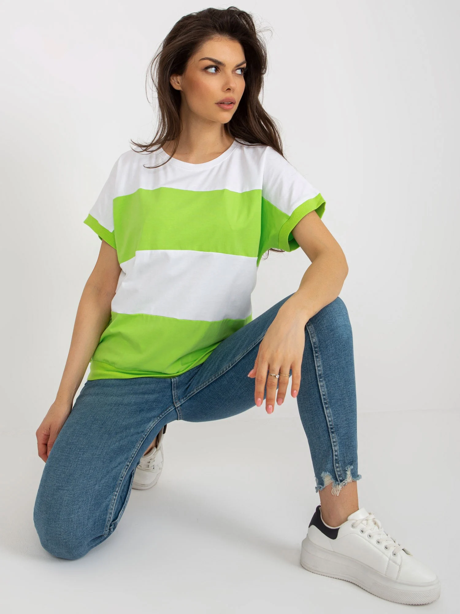 Bluza Dama Mini, Dungi, RELEVANCE, Verde Casual - imagine 5