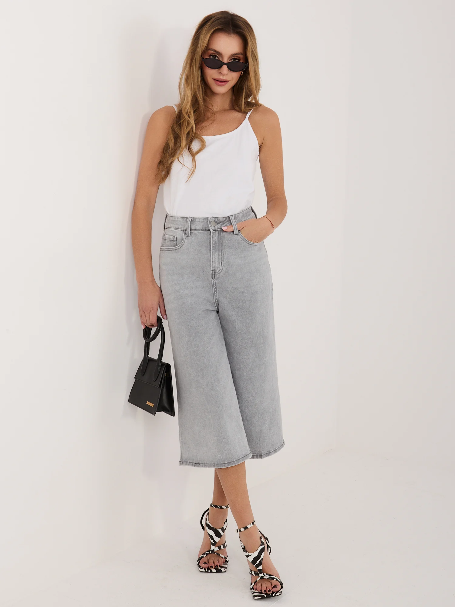 Top Dama Decolteu rotund, Cu bretele, Sublevel, Alb Casual - imagine 2