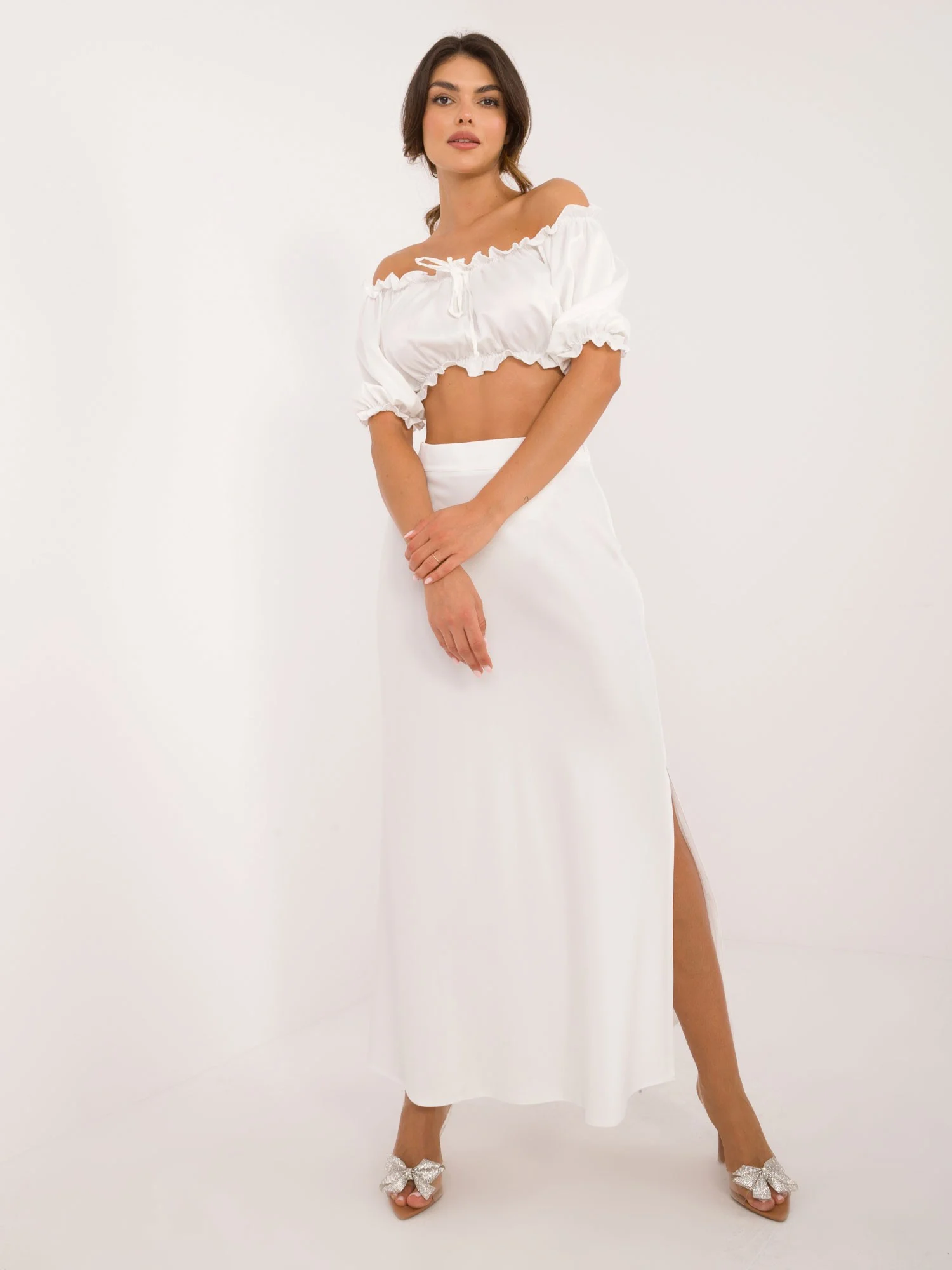Compleu Dama Mini, Elegant, LAKERTA, Alb Eleganta - imagine 3