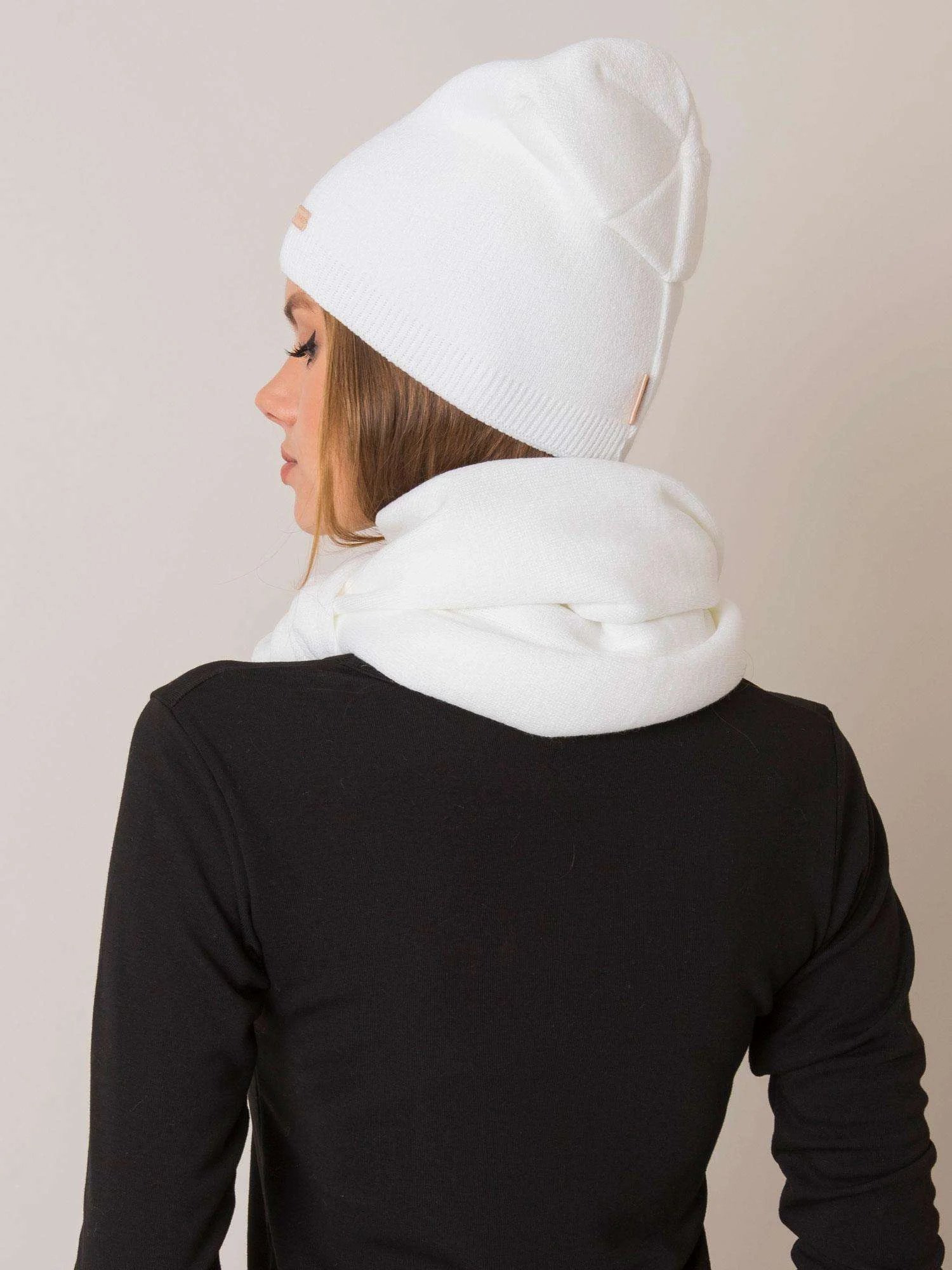 Compleu Dama Acril, RUE PARIS, Alb - imagine 3