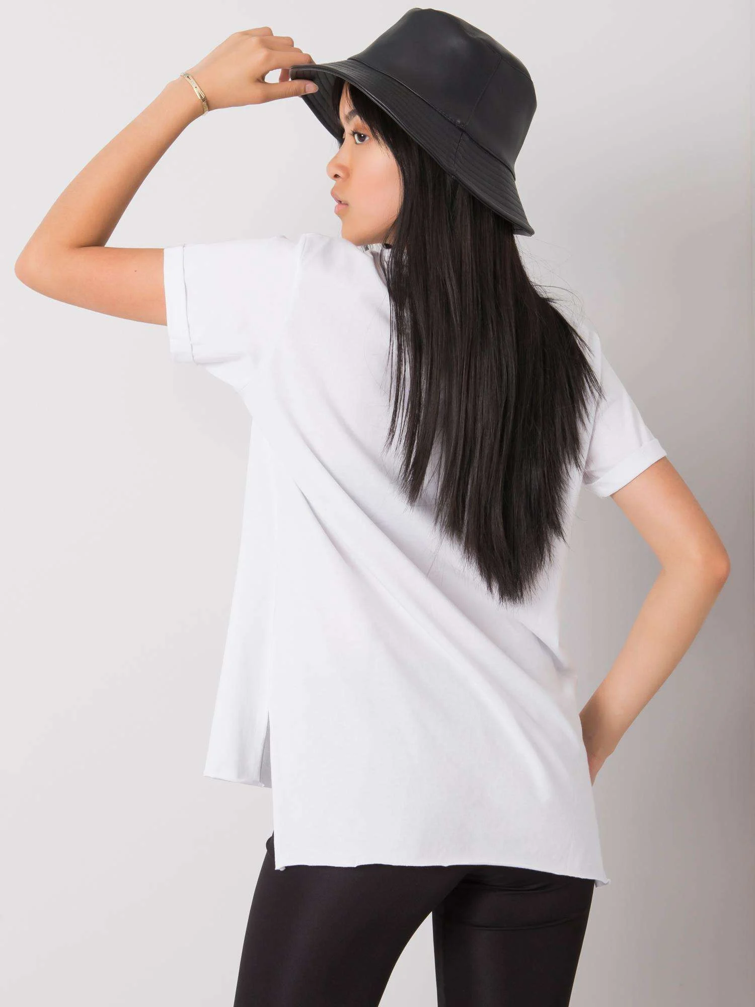 Tricou Dama Mini, Imprimat, H&B, Alb - imagine 5