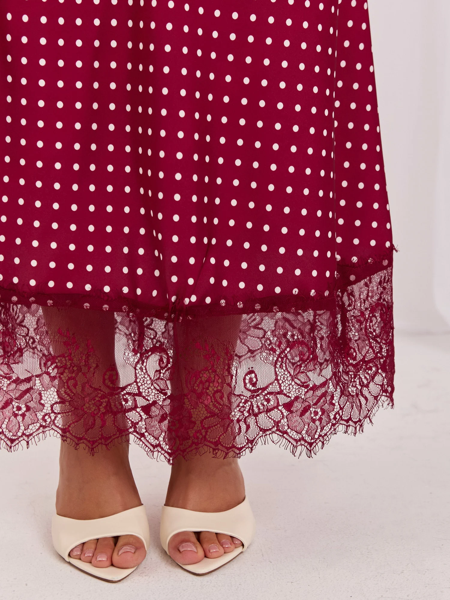 Fusta Dama Midi, Buline, RUE PARIS, Bordo Eleganta Office - imagine 2