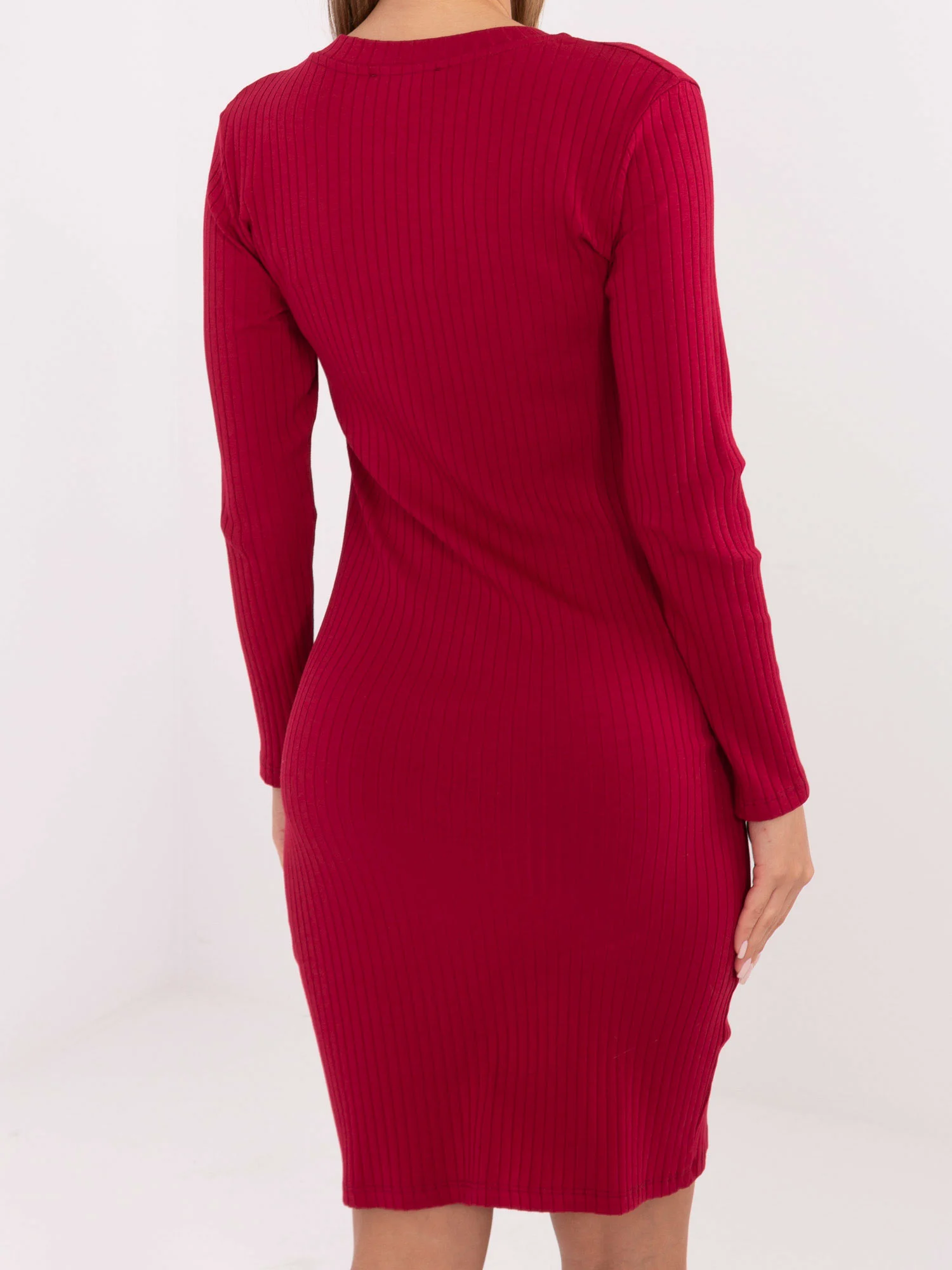 Rochie Dama Maxi, Dungi, RUE PARIS, Bordo Eleganta Office - Image 4