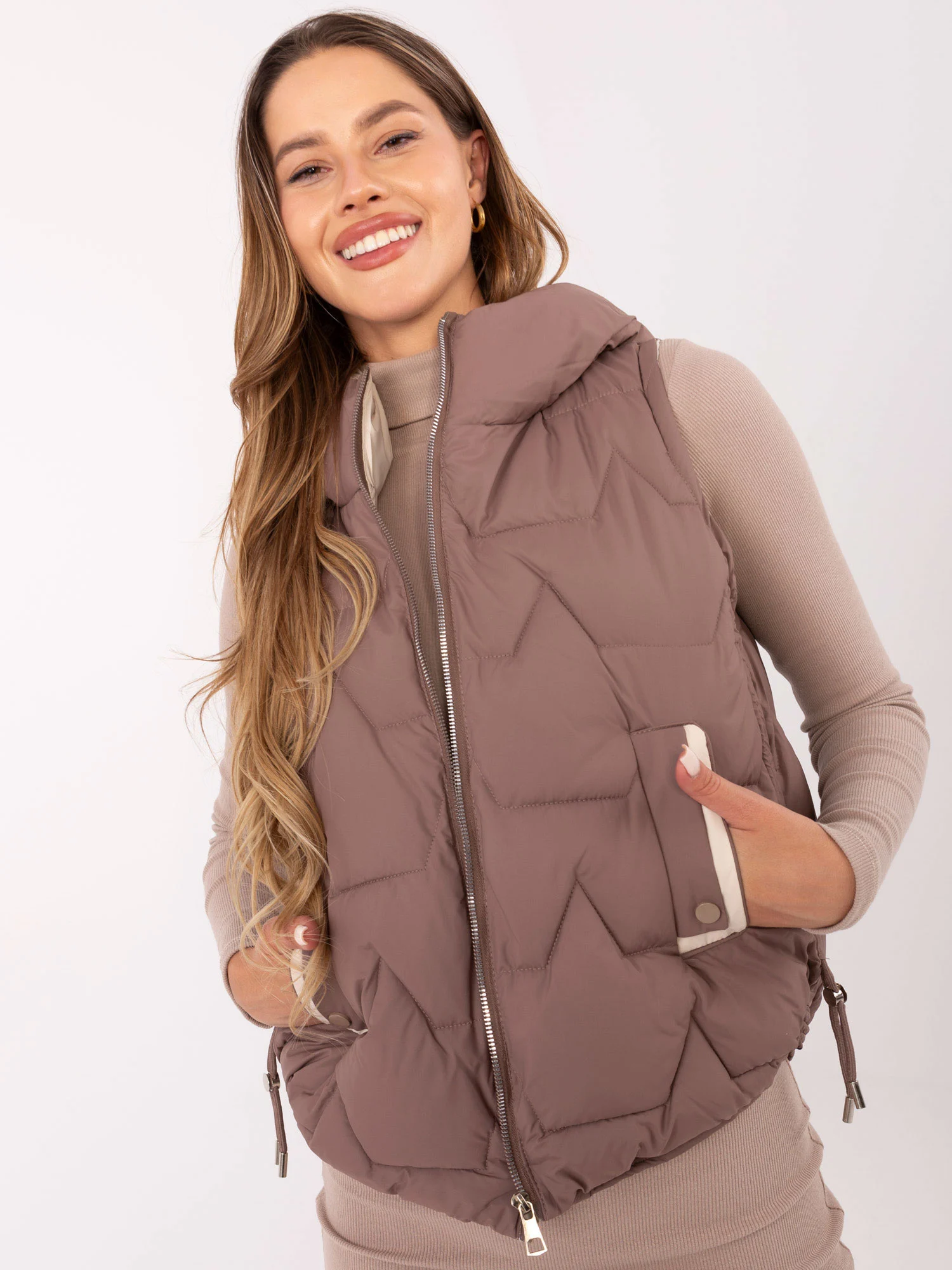 Vesta Dama Mini, Guler inalt, Snow Moda, Maro de Vara Marimi Mari - imagine 4