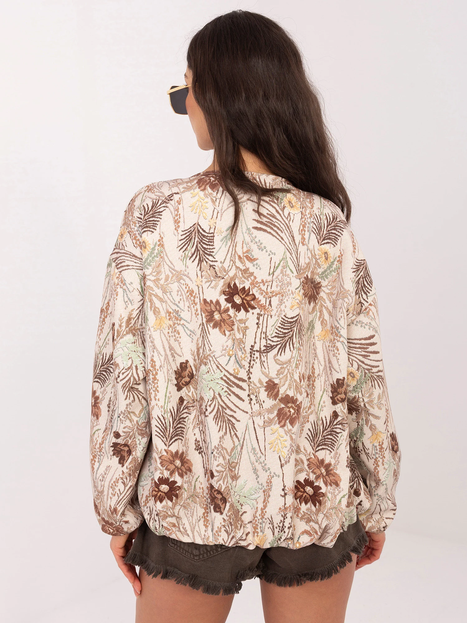 Jacheta Dama Maneca lunga, Floral, ITALY MODA, Maro de Vara - imagine 6
