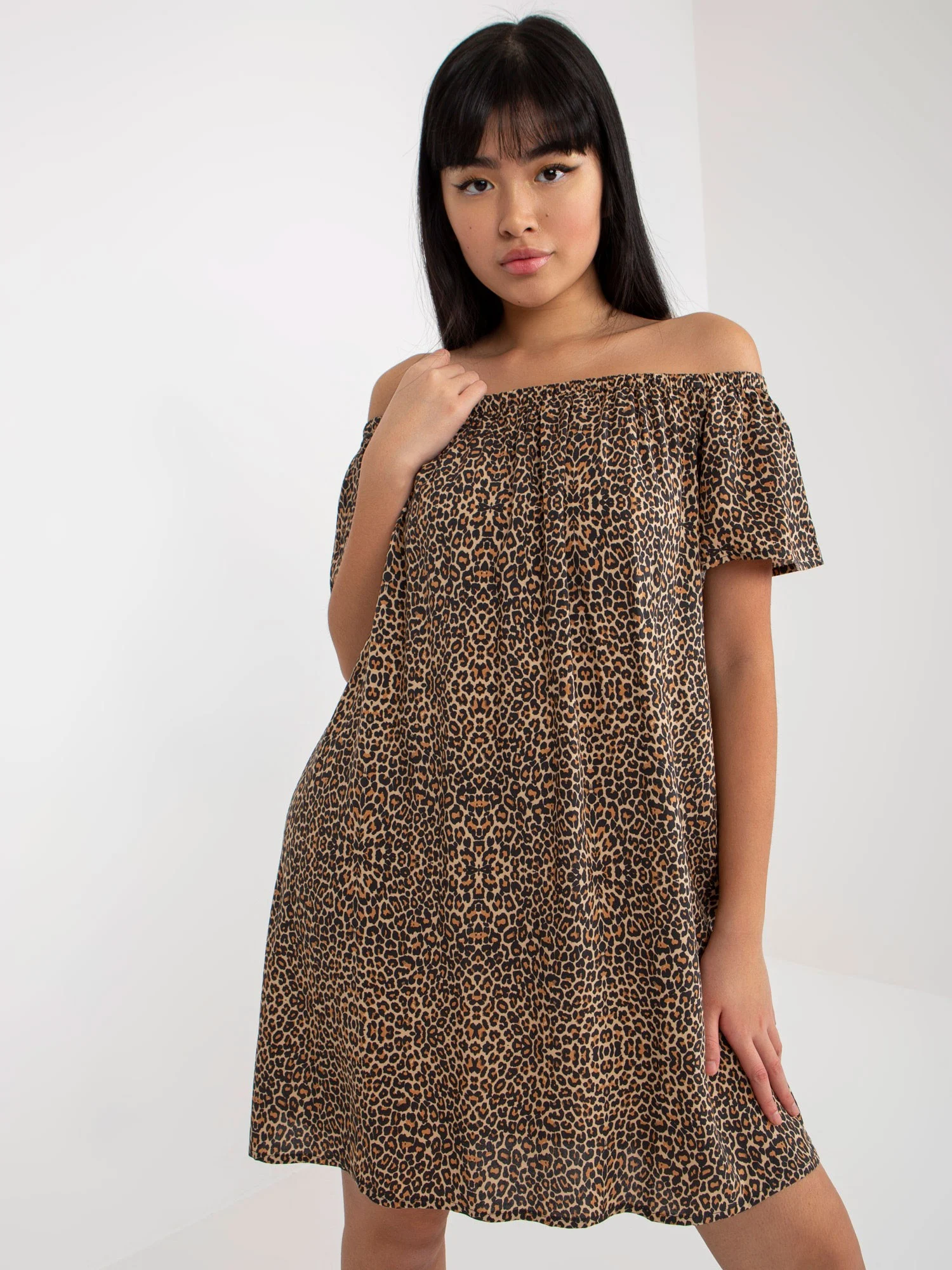 Rochie Dama Mini, Animal print, Fresh Made, Maro de Vara - Image 5