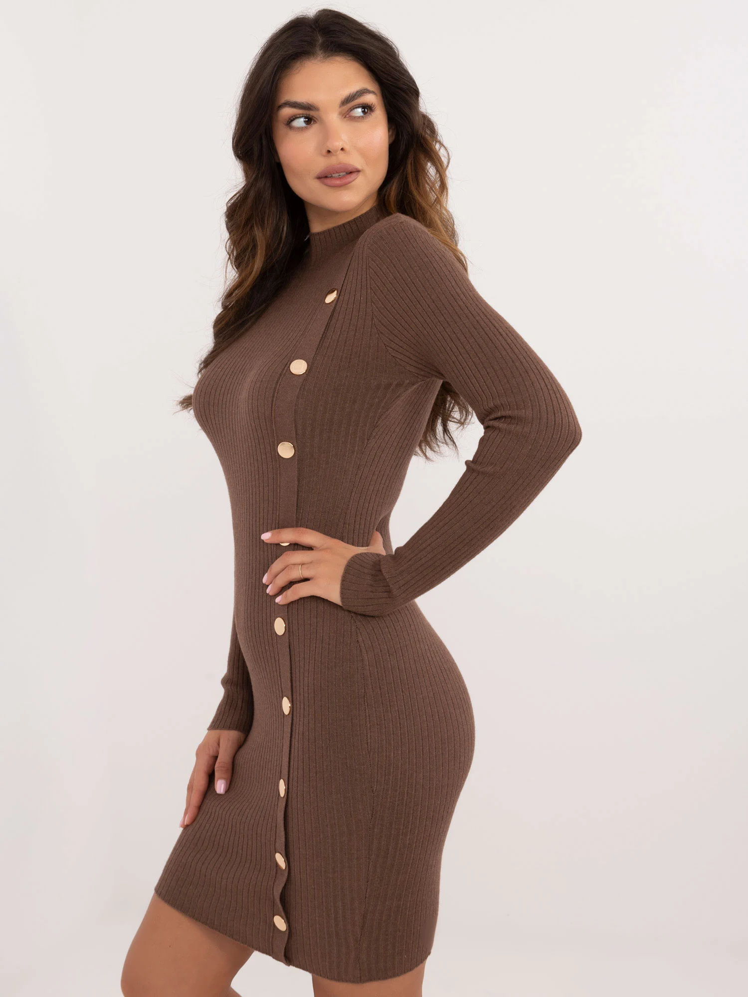Rochie Dama Maxi, Dungi, Wool Fashion Italia, Maro Eleganta Office - Image 5