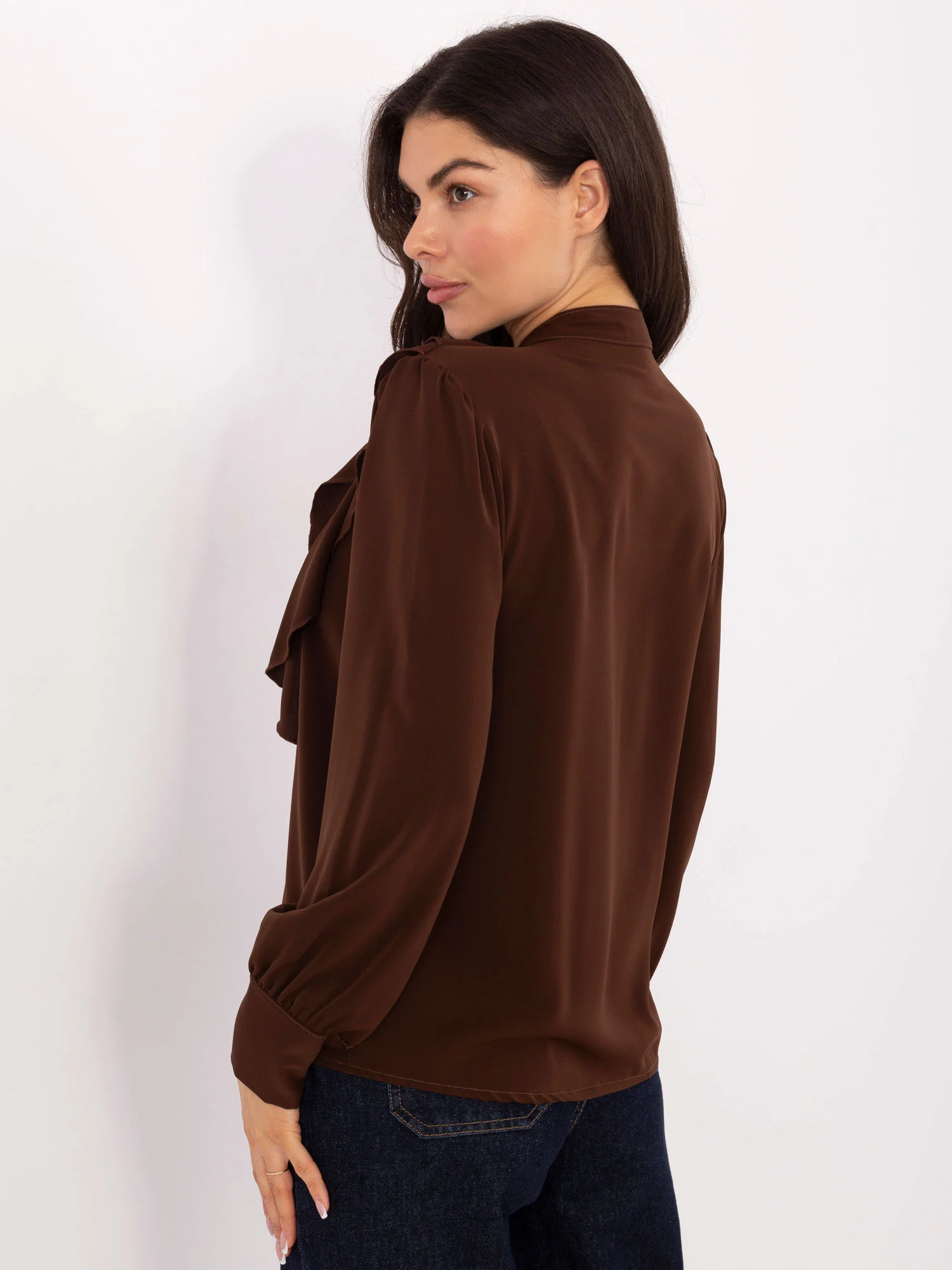 Camasa Dama Maneca lunga, Elegant, RUE PARIS, Maro Eleganta Office - imagine 3