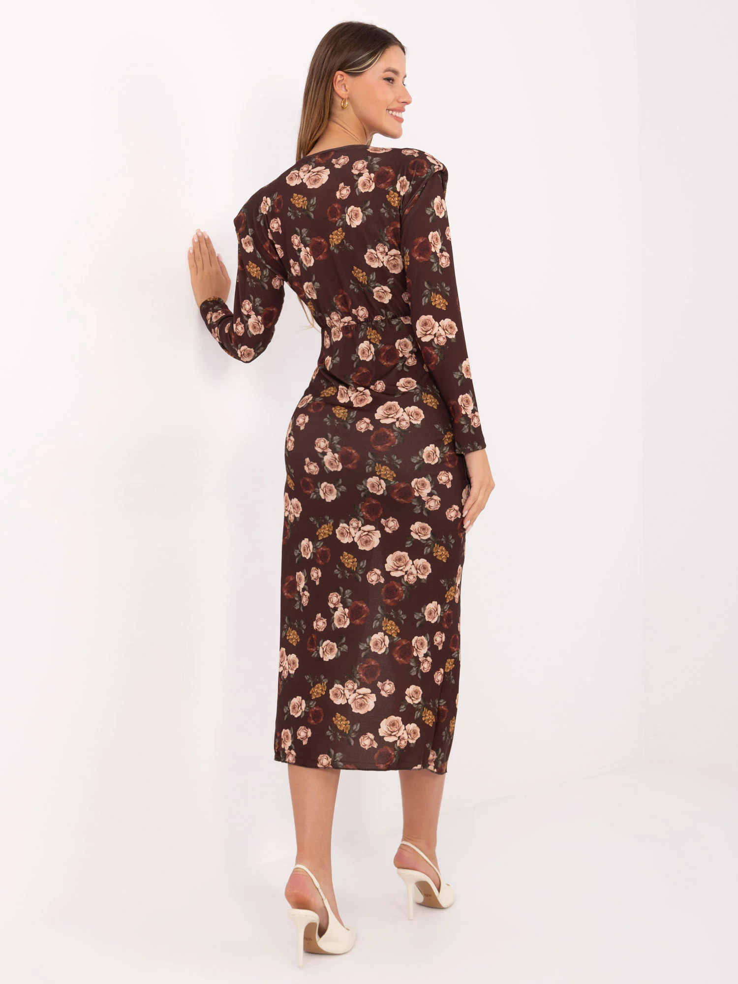 Rochie Dama Maxi, Floral, ITALY MODA, Maro de Petrecere - Image 3